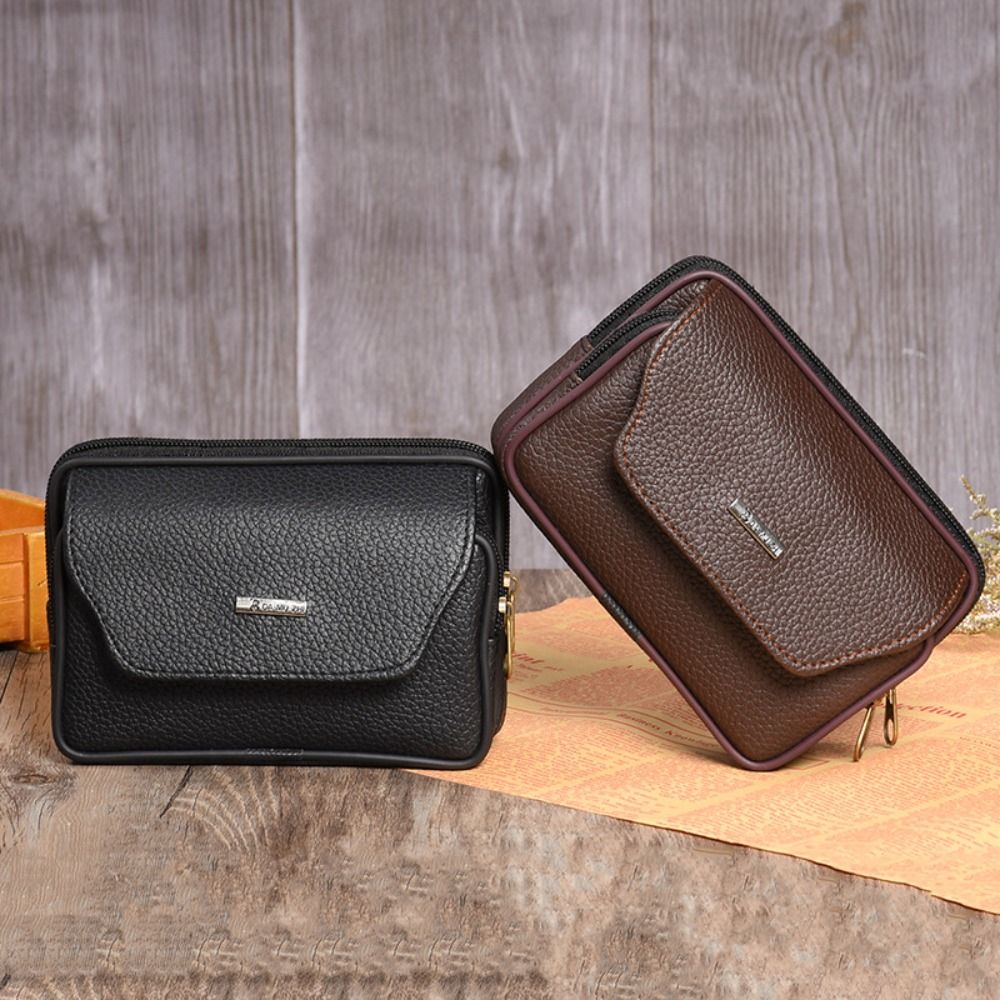 Leatherwork Belt - Günlük PU Deri Erkek Bel Çantası