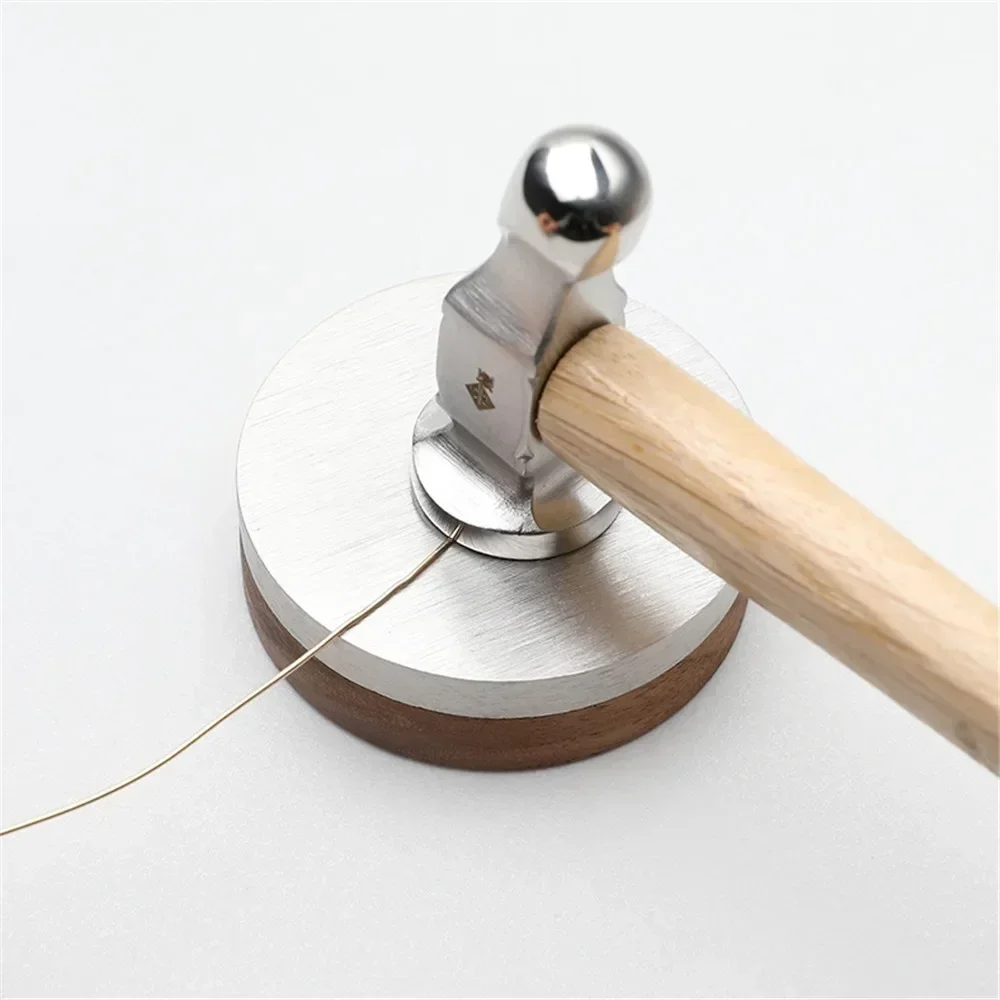 Leatherwork Hammer - Paslanmaz Çelik Yuvarlak Kafa Çekiç Mini