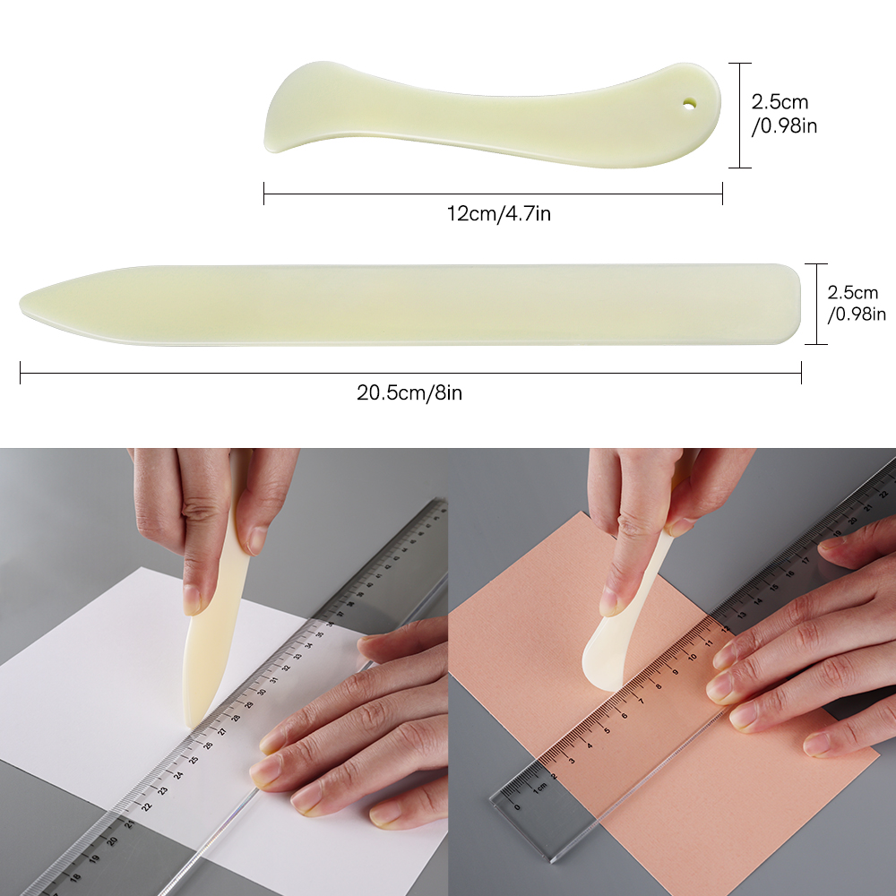 Bone Folder Tool - 2 adet Kemik Klasörü Kırma Aleti