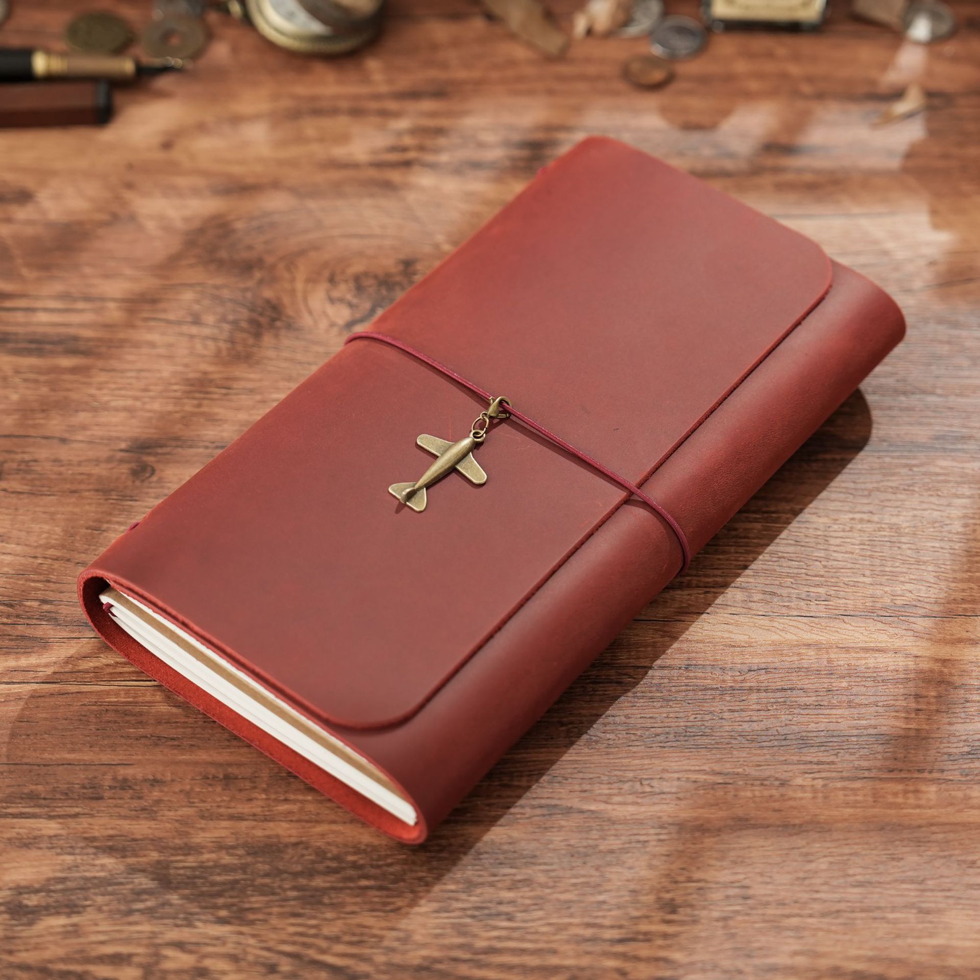 Leather Work Diary - Yeni Varış Üçlü Katlanır TN Gezgin