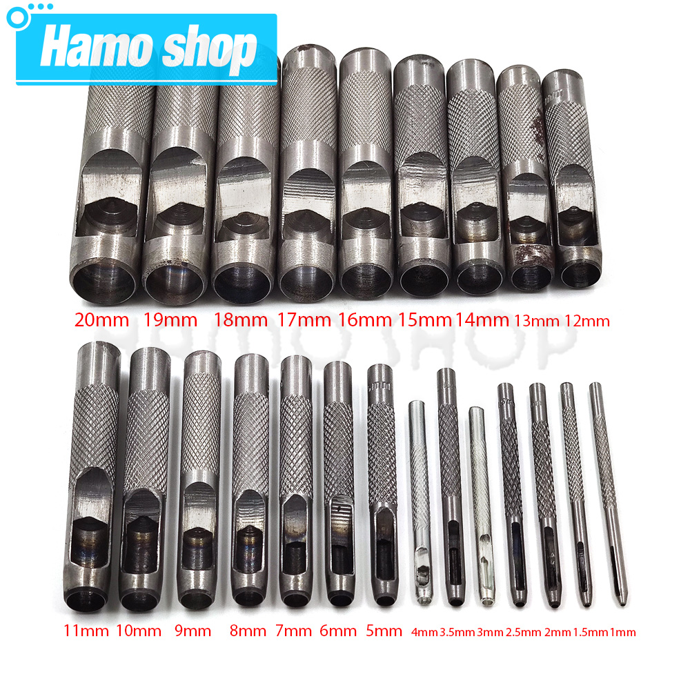 Leatherwork Punching Tool - 1.0mm-25mm tüm boyut Pick deri araçları
