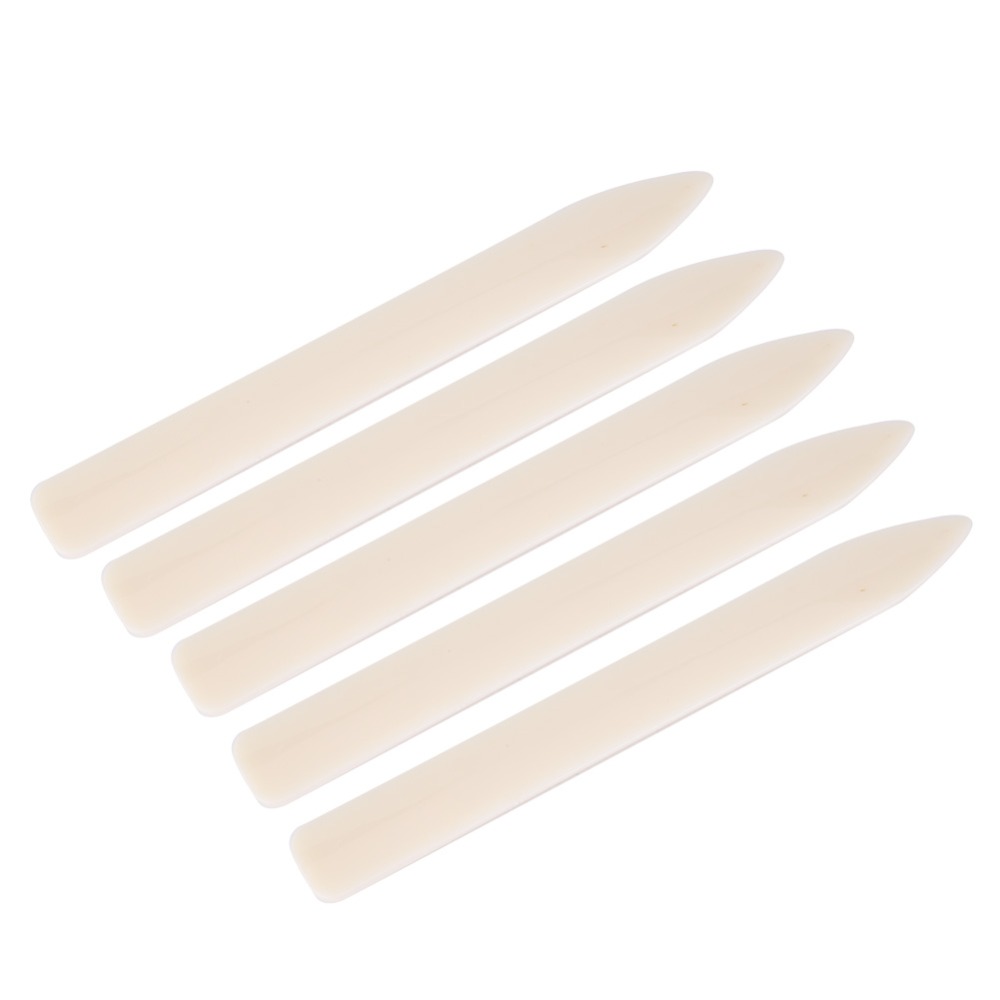 Bone Folder Tool - 5 adet Plastik Malzemeden Kemik Şeklinde