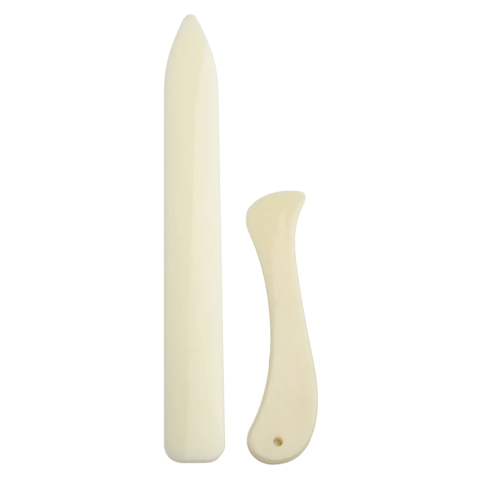 Bone Folder Tool - 2 adet deri işleme aleti kemik