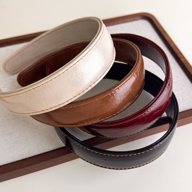 Deri Bantlar Basit Düz Renk Ko - Leatherwork Pony incelemesi ve fiyatı