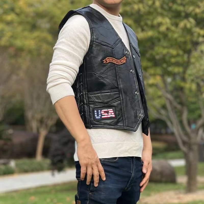 YENI Motosiklet Yelekleri Erke - Leather Work Jacket incelemesi ve fiyatı