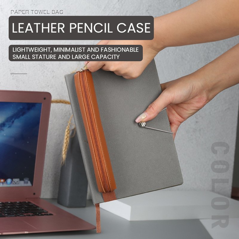 Pu deri kalemlik fermuarlı kal - Leather Work Diary incelemesi ve fiyatı