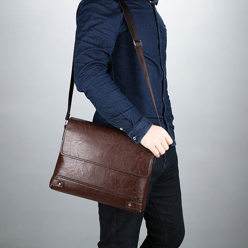 Erkekler için evrak çantası PU - Leather Work Bag Laptop incelemesi ve fiyatı