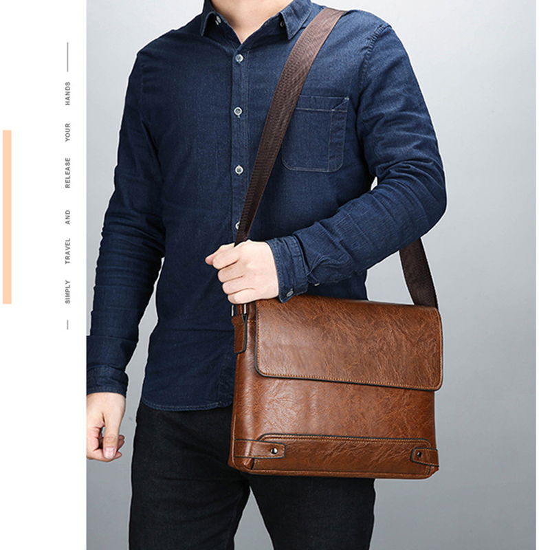 Erkekler için evrak çantası PU - Leather Work Bag Laptop incelemesi ve fiyatı
