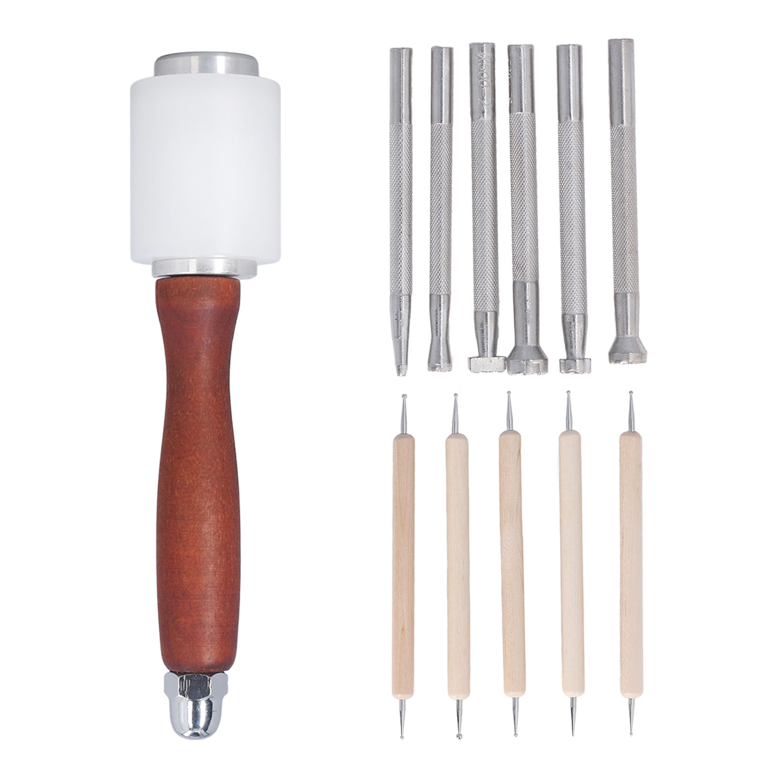 12 Parça Deri İşleme Aletleri  - Leatherwork Hammer incelemesi ve fiyatı