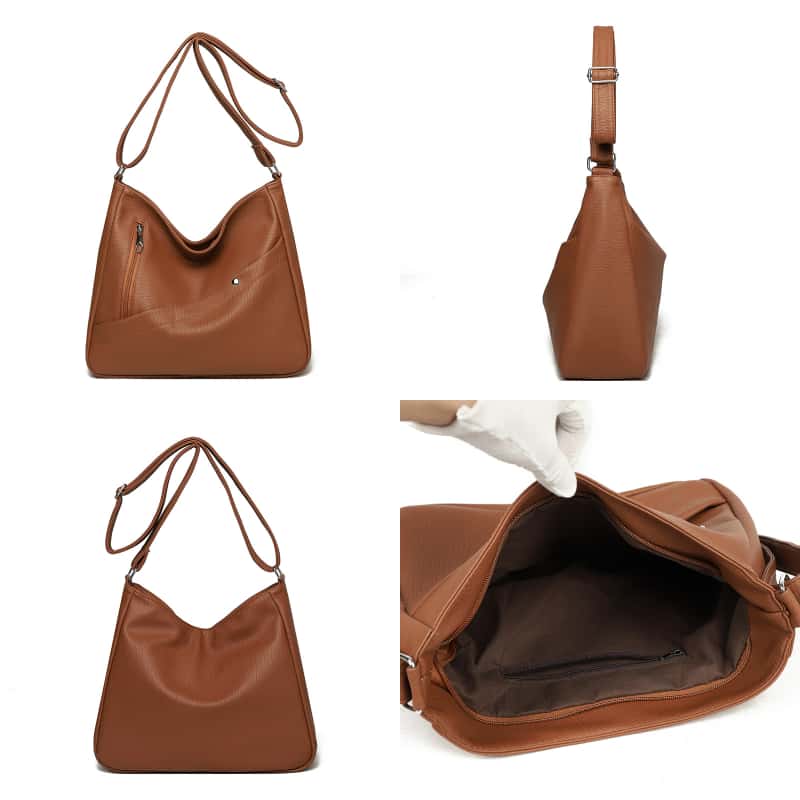 Kadın PU Deri Çapraz Askılı Ça - Leather Work Handbags For Women incelemesi ve fiyatı