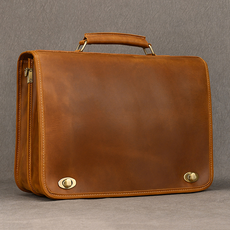 Özelleştirmek hakiki deri Lapt - Leather Work Bag Laptop incelemesi ve fiyatı