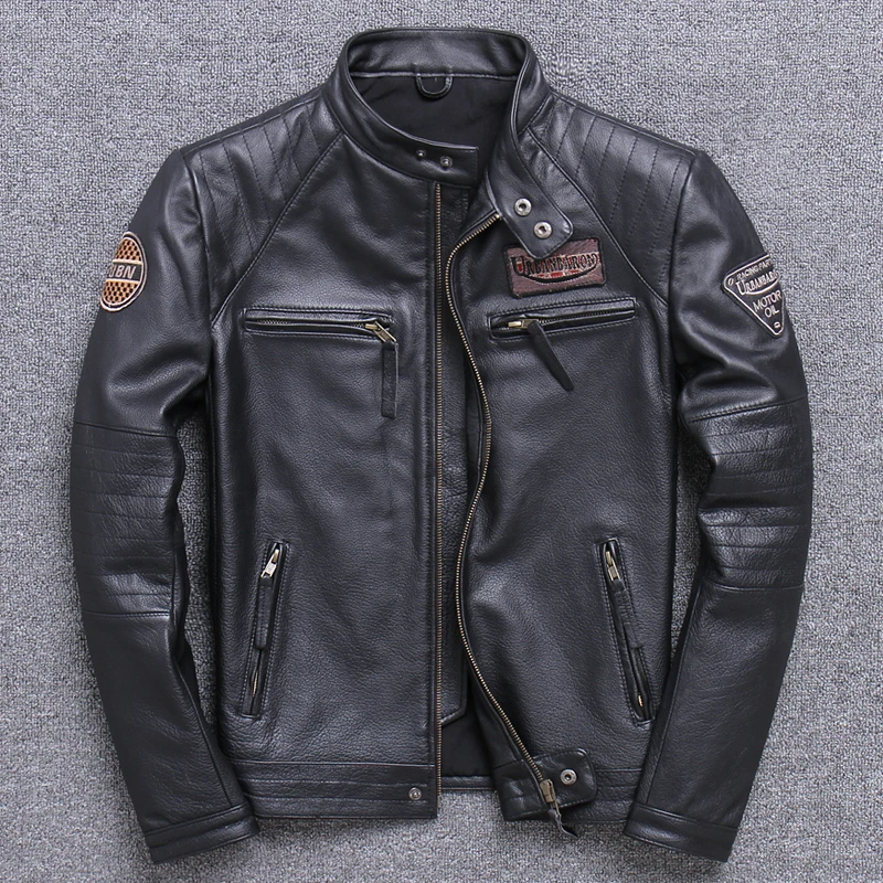 Moda Biker ceketler Vintage er - Leather Work Jacket incelemesi ve fiyatı