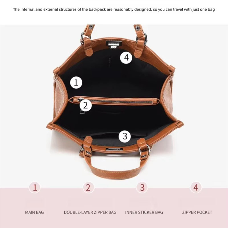 Kadınlar İçin Geniş Kapasiteli - Leather Work Handbags For Women incelemesi ve fiyatı