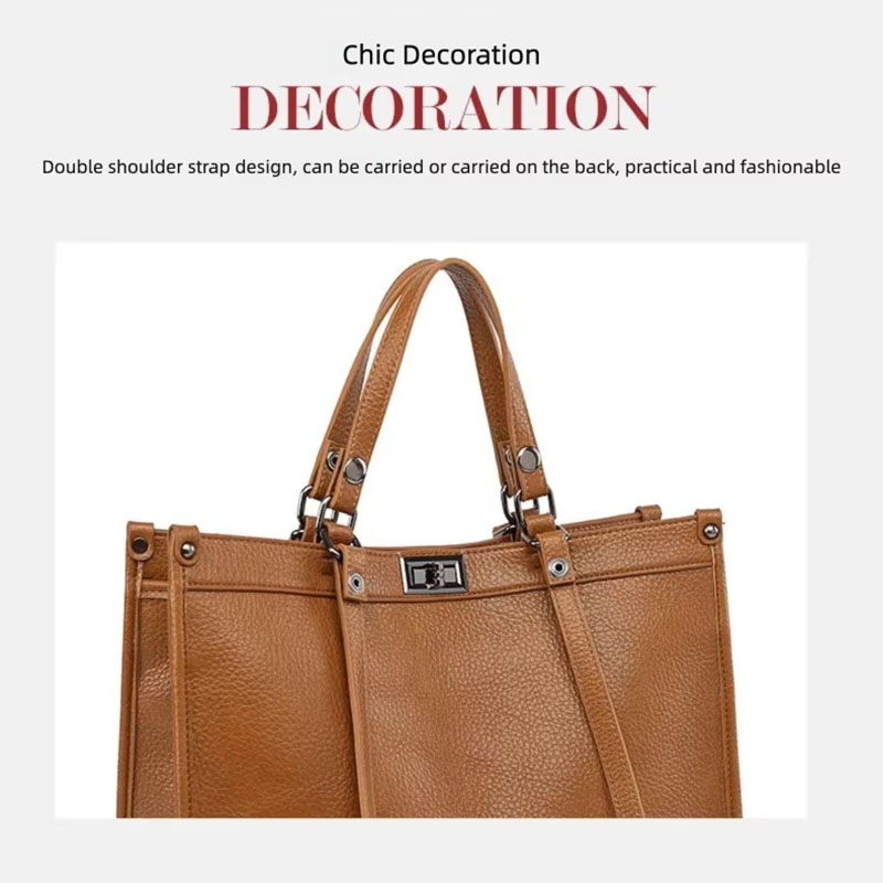 Kadınlar İçin Geniş Kapasiteli - Leather Work Handbags For Women incelemesi ve fiyatı