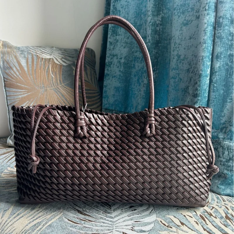 Tasarım Lüks PU Dokuma Tote Ça - Leather Work Handbags For Women incelemesi ve fiyatı