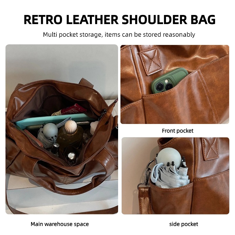 Kadın Retro Yumuşak Deri Çanta - Leather Work Handbags For Women incelemesi ve fiyatı