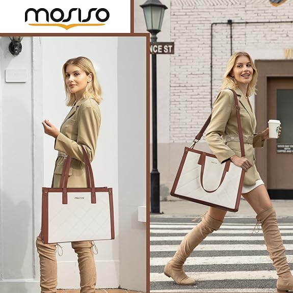 Kadınlar için su geçirmez Lapt - Leather Work Bag Laptop incelemesi ve fiyatı