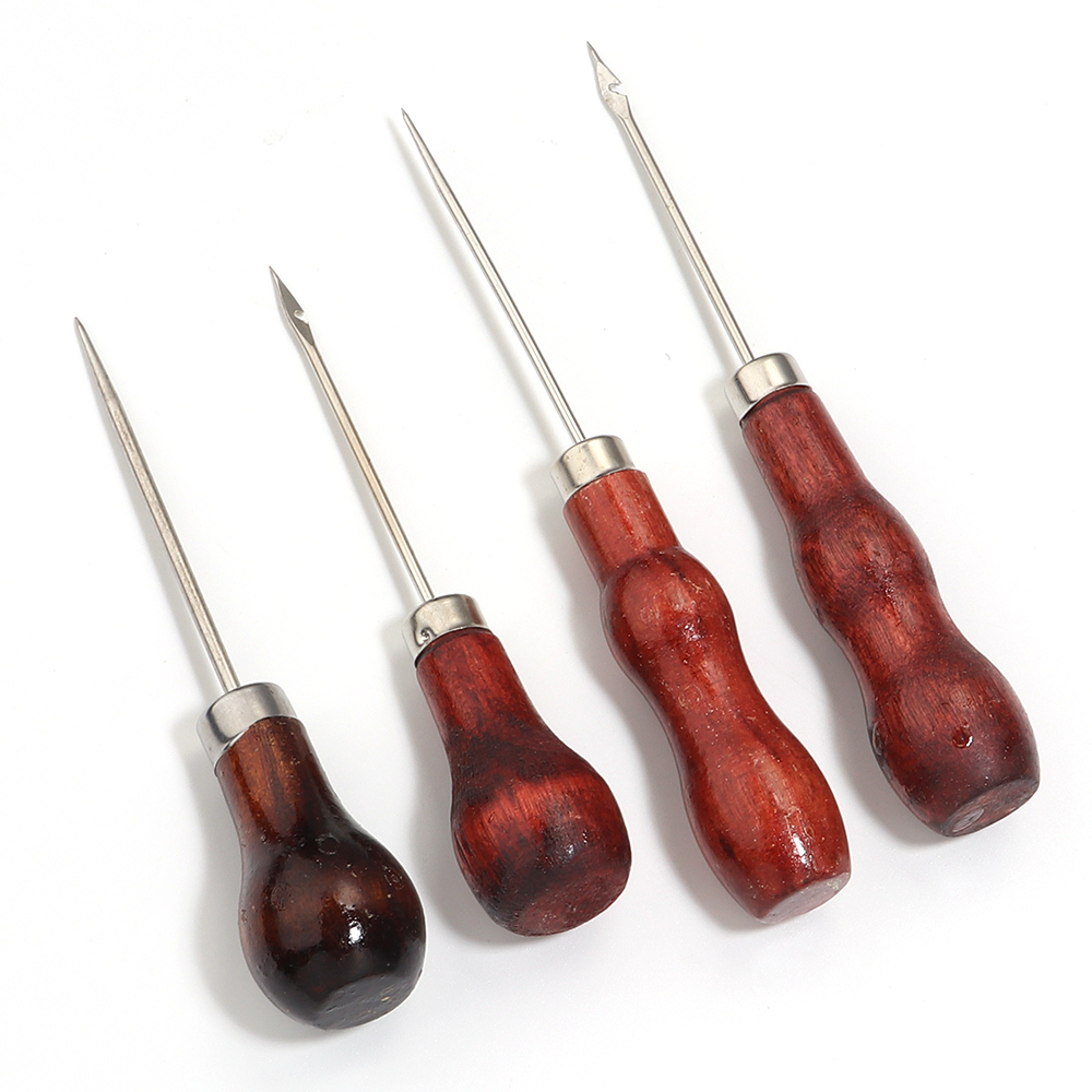 Ahşap Saplı Awl DIY Deri Çadır - Leatherwork Punching Tool incelemesi ve fiyatı