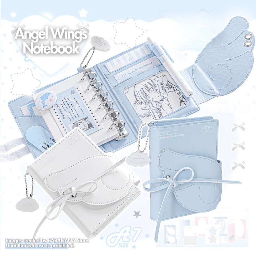 Kawaii Melek Kanatları Defter  - Leather Work Diary incelemesi ve fiyatı
