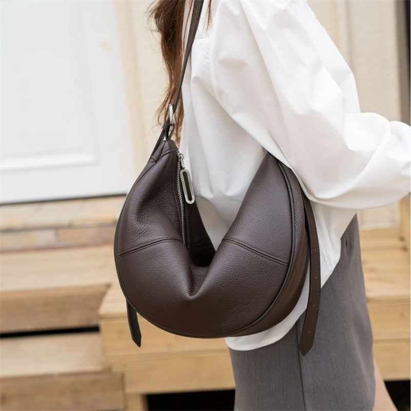 BURMINSA Hakiki Deri Hilal Şek - Leather Work Handbags For Women incelemesi ve fiyatı