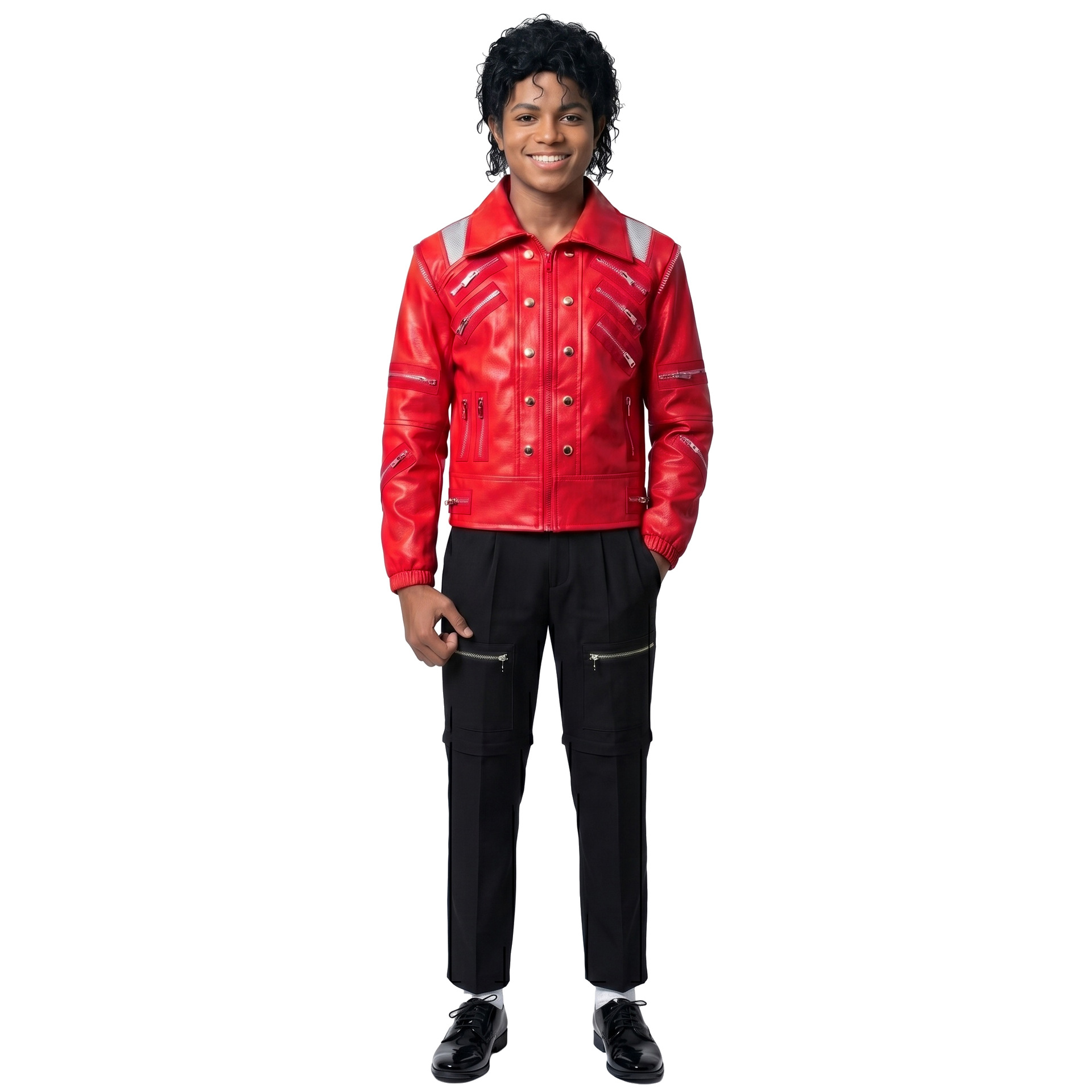 80'ler Retro Pop Yıldızı Kostü - Leather Work Jacket incelemesi ve fiyatı