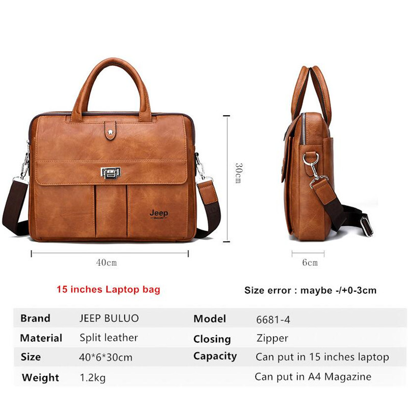 Jeep Buluo Erkek Deri Evrak Ça - Leather Work Bag Laptop incelemesi ve fiyatı