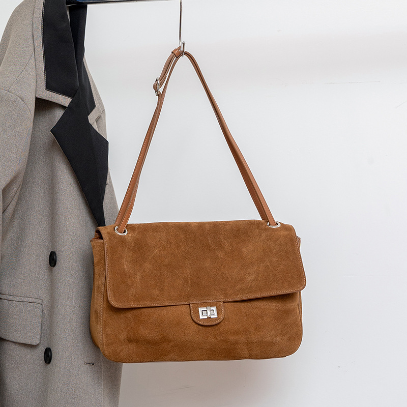 Hakiki Süet Deri Koltukaltı Om - Leather Work Handbags For Women incelemesi ve fiyatı