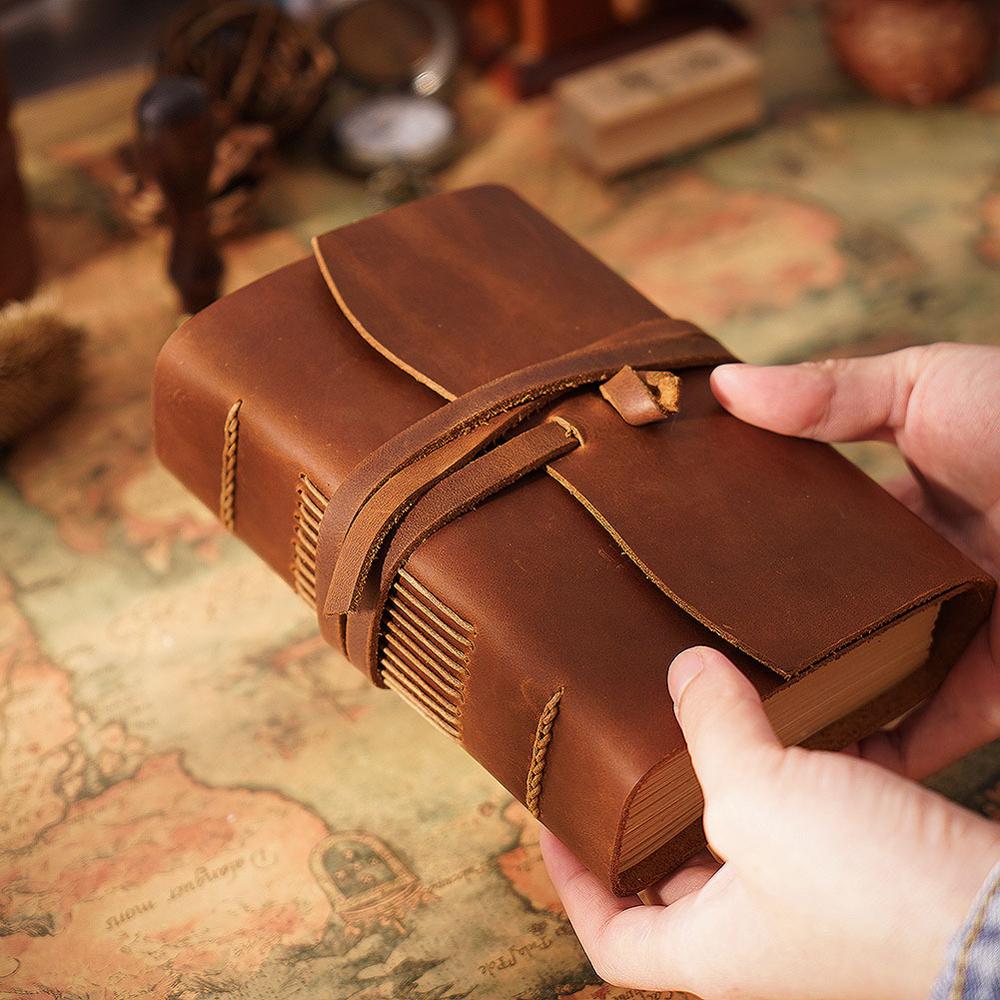 El yapımı deri not defteri kah - Leather Work Diary incelemesi ve fiyatı